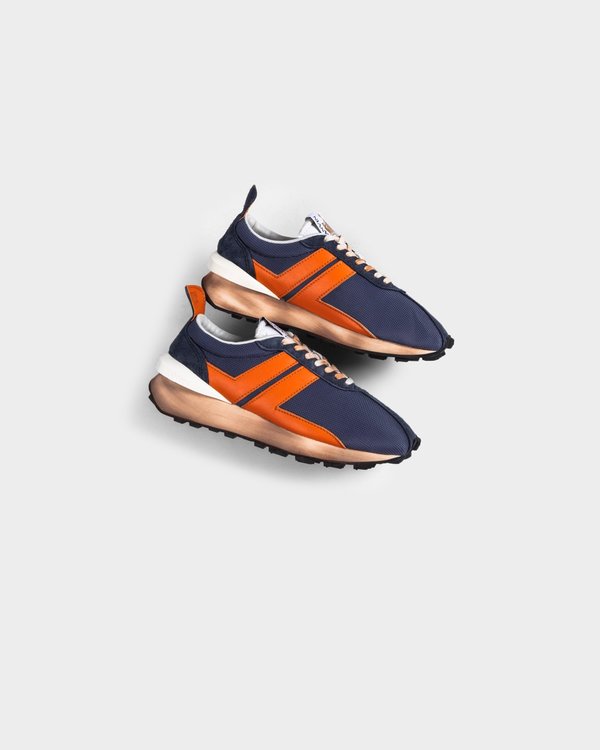 Lanvin Mesh Running Sneaker - Cloud/Orange Lanvin Mesh Running Sneaker - Cloud/Orange