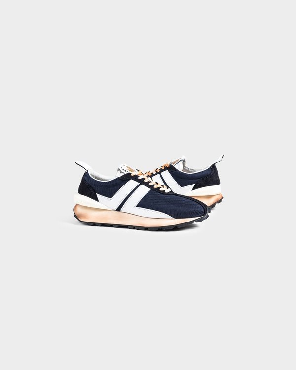 Lanvin Nylon Running Sneaker - Navy/Blue/White Lanvin Nylon Running Sneaker - Navy/Blue/White