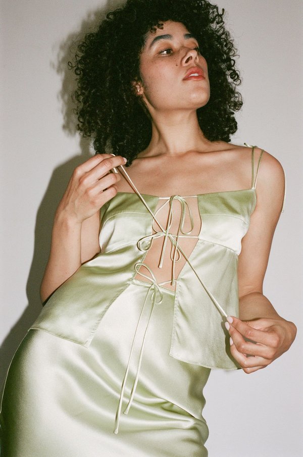 Priscavera Tie Up Cami Priscavera Tie Up Cami