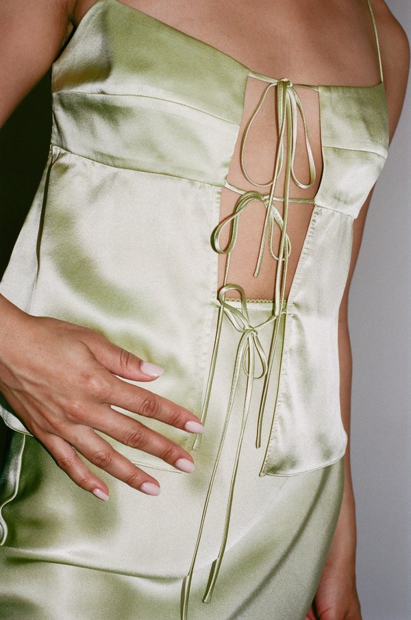 Priscavera Tie Up Cami Priscavera Tie Up Cami