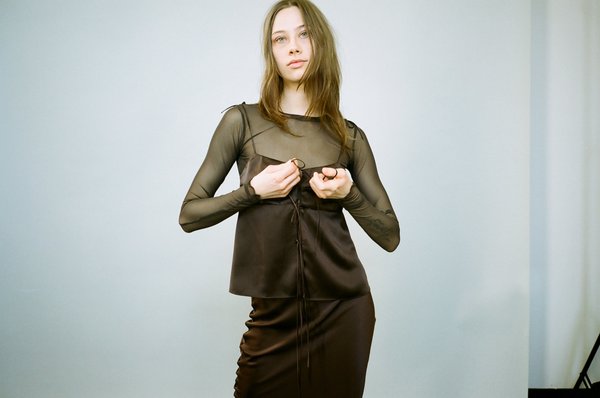 Priscavera Tie Up Cami Priscavera Tie Up Cami