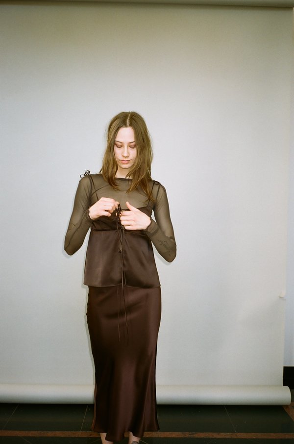 Priscavera Tie Up Cami Priscavera Tie Up Cami