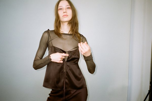 Priscavera Tie Up Cami Priscavera Tie Up Cami