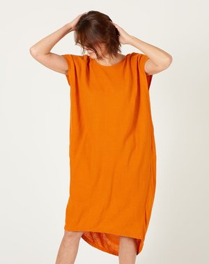 Black Crane Pleated Cocoon Dress Black Crane Pleated Cocoon Dress