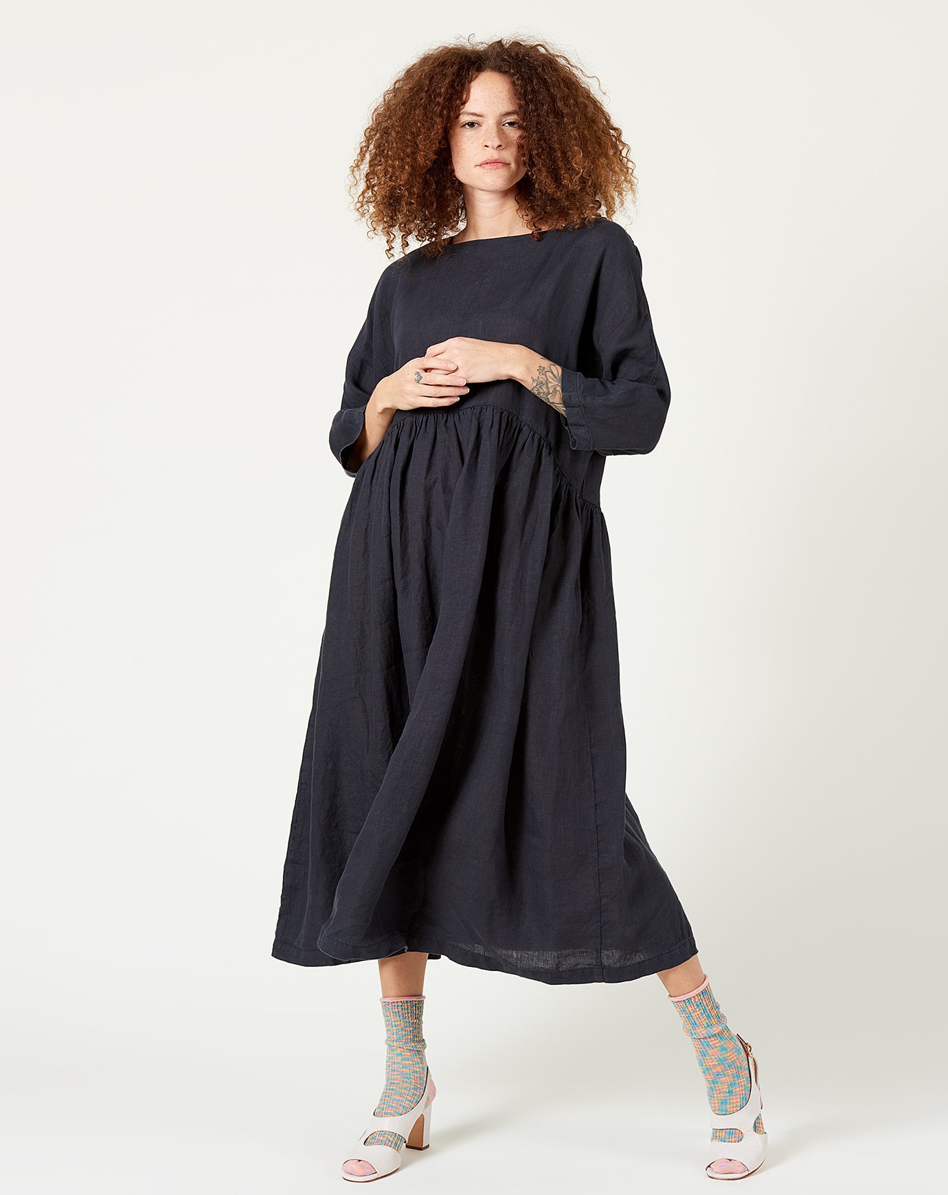 midi dress for garden party – Grandeur Grove 100 Stylish Wedding Guest dress wedding boho long sleeve Size:42