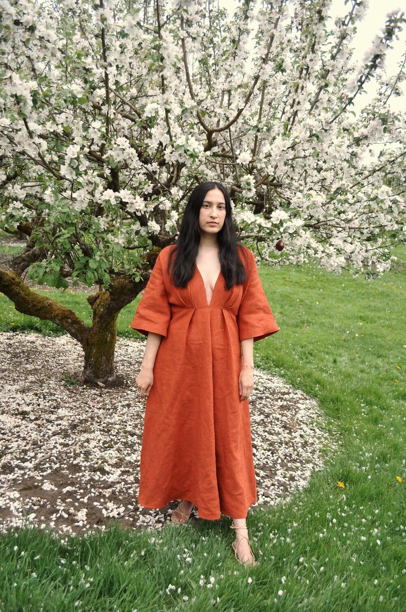 Cocobolo Florence Dress - Rust