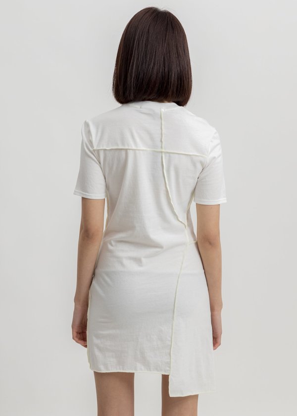 Hyein Seo Twisted Jersey Dress - white Hyein Seo Twisted Jersey Dress - white