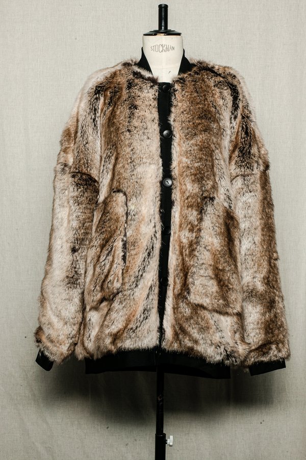 Berenik PILOT JACKET WITH FAUX FUR - racoon Berenik PILOT JACKET WITH FAUX FUR - racoon