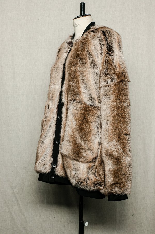 Berenik PILOT JACKET WITH FAUX FUR - racoon Berenik PILOT JACKET WITH FAUX FUR - racoon