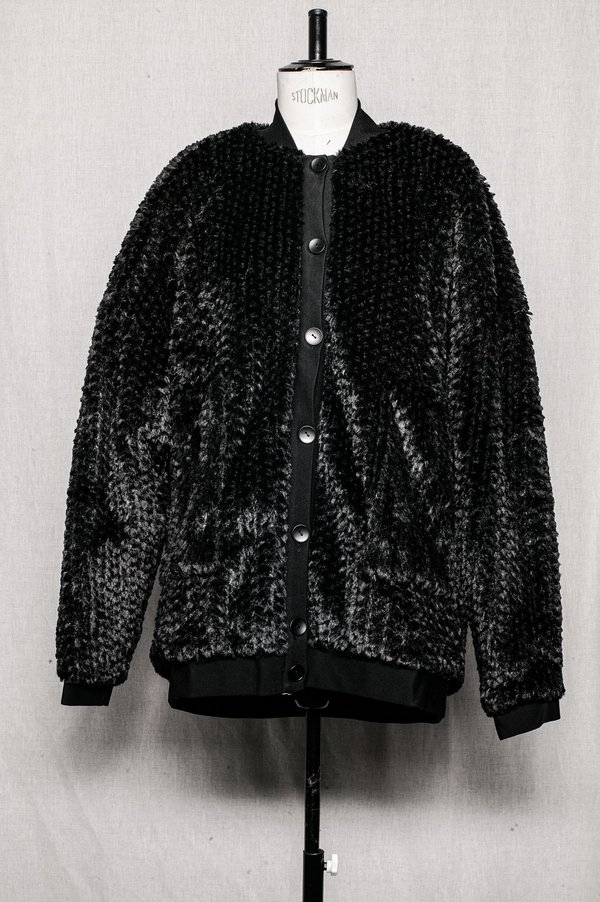 Berenik PILOT JACKET WITH FAUX FUR - black Berenik PILOT JACKET WITH FAUX FUR - black