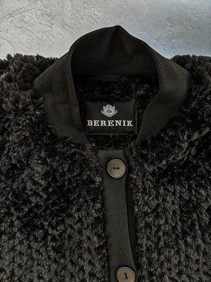 Berenik PILOT JACKET WITH FAUX FUR - black Berenik PILOT JACKET WITH FAUX FUR - black