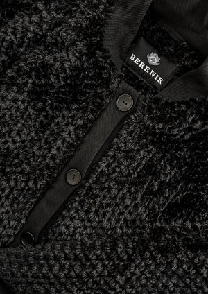 Berenik PILOT JACKET WITH FAUX FUR - black Berenik PILOT JACKET WITH FAUX FUR - black