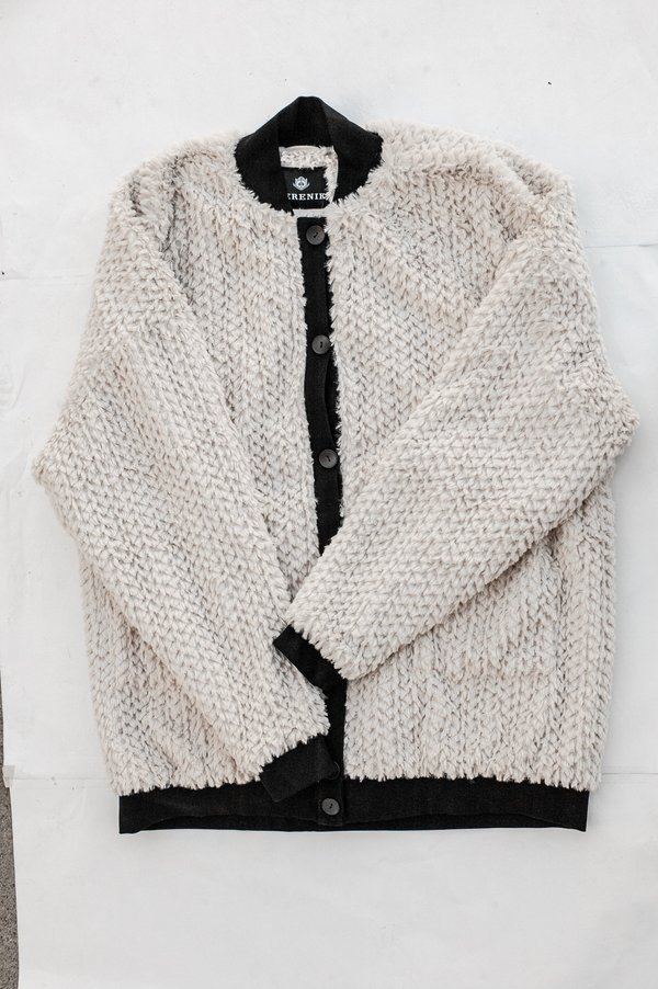 Berenik PILOT JACKET FAUX FUR - ivory Berenik PILOT JACKET FAUX FUR - ivory
