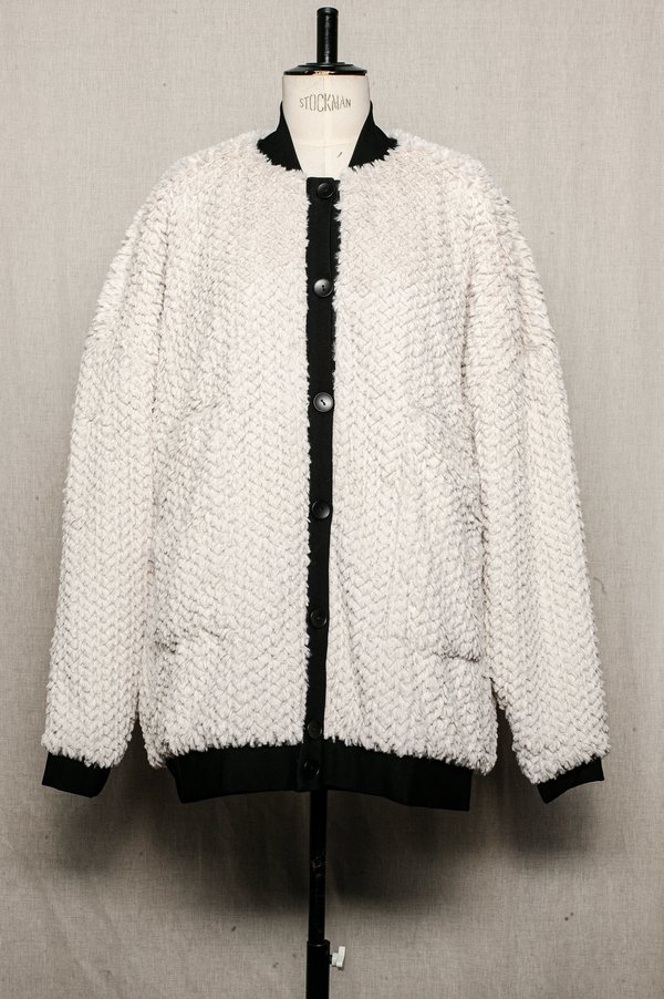 Berenik PILOT JACKET FAUX FUR - ivory Berenik PILOT JACKET FAUX FUR - ivory