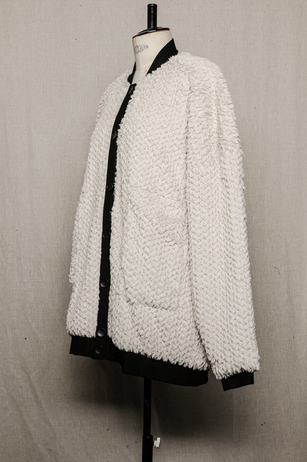 Berenik PILOT JACKET FAUX FUR - ivory Berenik PILOT JACKET FAUX FUR - ivory
