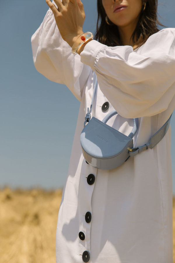 AUDETTE MINI NUIT BAG - LIGHT BLUE AUDETTE MINI NUIT BAG - LIGHT BLUE