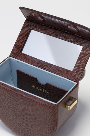 AUDETTE MINI NUIT BAG - LIZARD CAFE AUDETTE MINI NUIT BAG - LIZARD CAFE