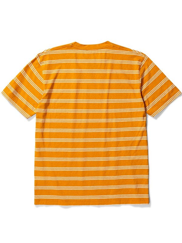 Norse Projects Johannes Stripe T Shirt - Cadmium Orange Norse Projects Johannes Stripe T Shirt - Cadmium Orange