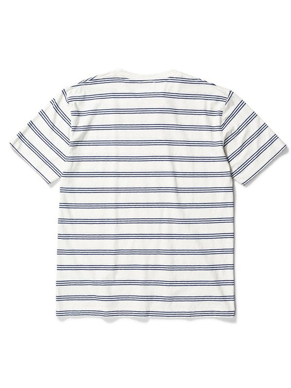 Norse Projects Johannes Stripe T Shirt - Twilight Blue Norse Projects Johannes Stripe T Shirt - Twilight Blue