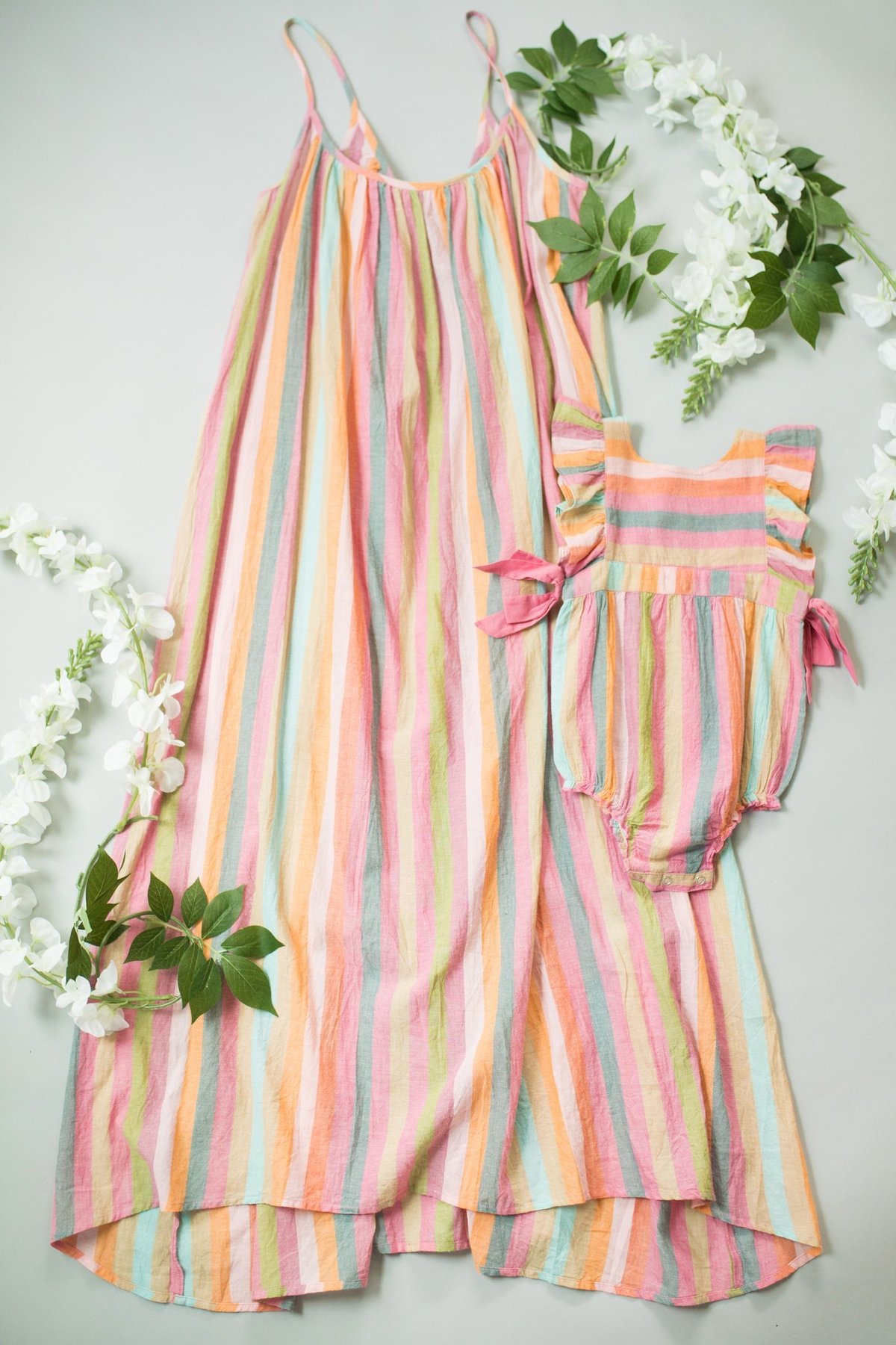 Pink Chicken Andie Dress - Multi Stripe | Garmentory Pink Chicken Andie Dress - Multi Stripe | Garmentory