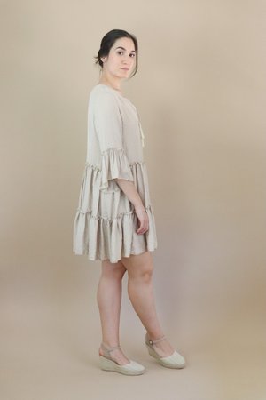 Traffic People Dew Dress - Cream Traffic People Dew Dress - Cream