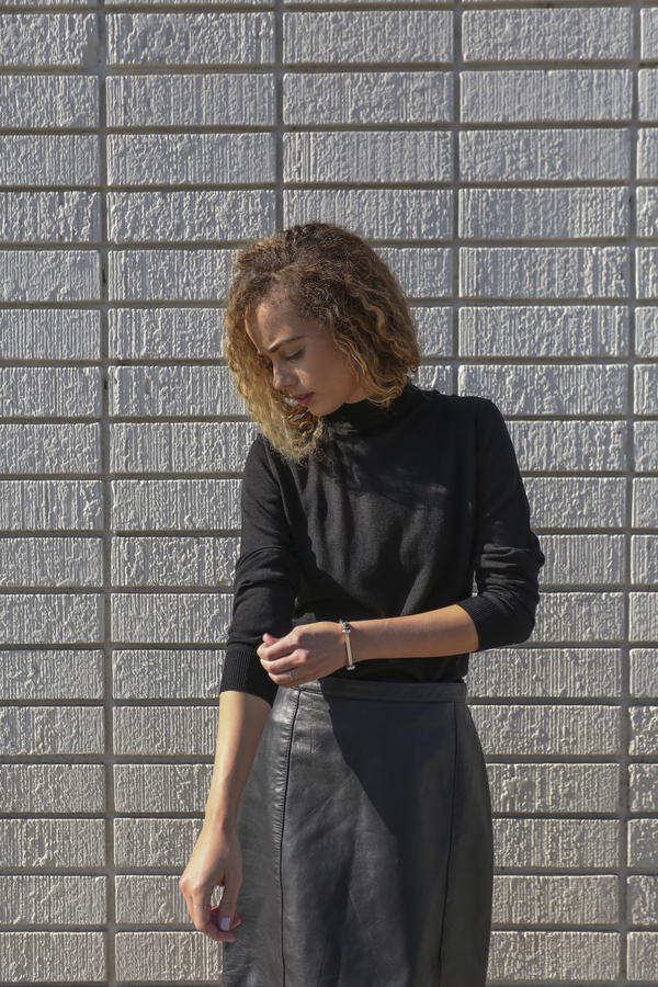 Objects Without Meaning Mock Neck Long Sleeve, Black Objects Without Meaning Mock Neck Long Sleeve, Black