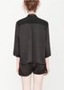 Berenik BLAZER/BLOUSE - Black Shiny - Thumbnail 5