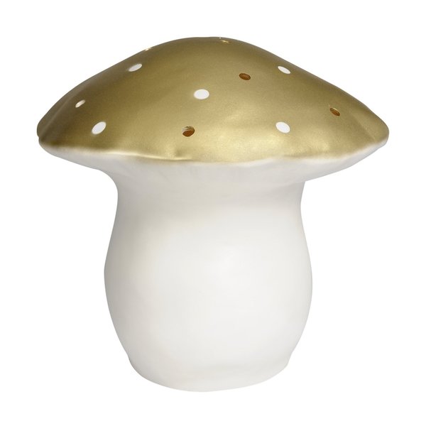 egmont large mushroom lamp - gold egmont large mushroom lamp - gold
