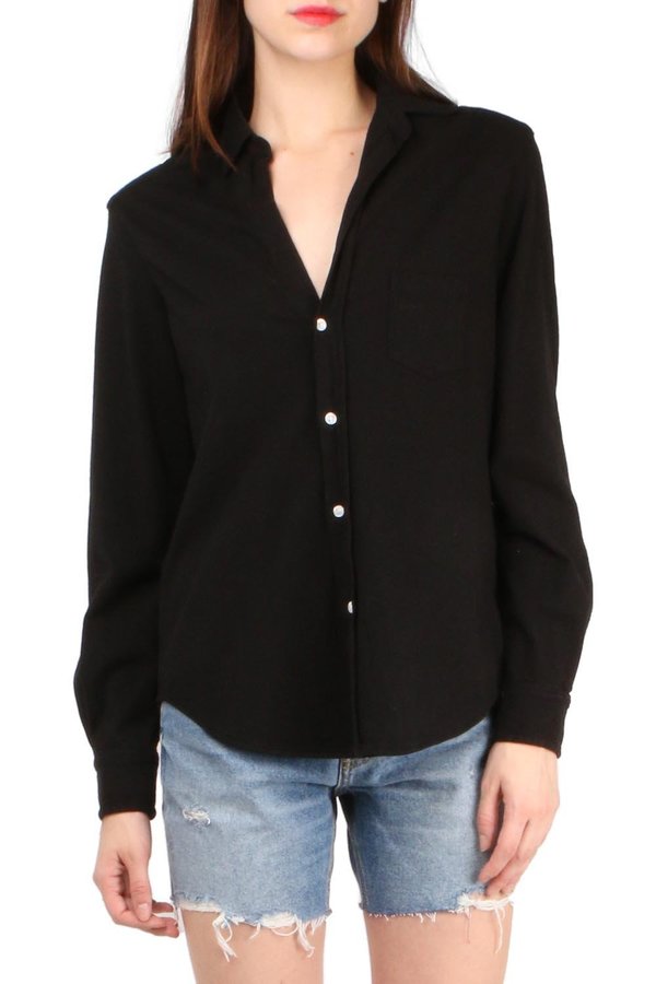 Tee Lab Button Down Shirt - Blackout Tee Lab Button Down Shirt - Blackout