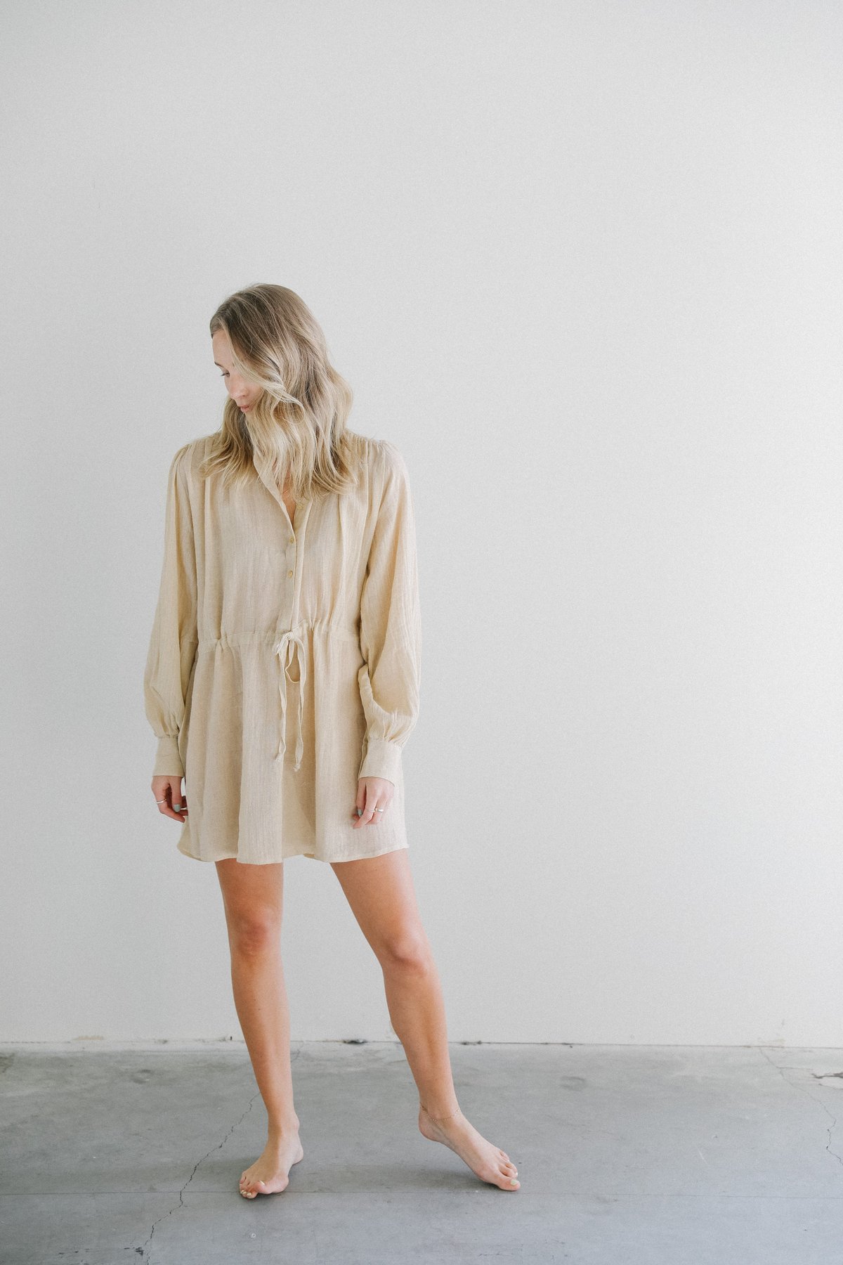 All That Remains Edie Shirt Dress - Almond - Image 2 of 7