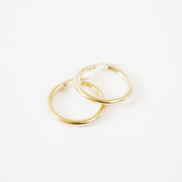 Deux Lions Joan Hoops Pair - 10k Gold Deux Lions Joan Hoops Pair - 10k Gold