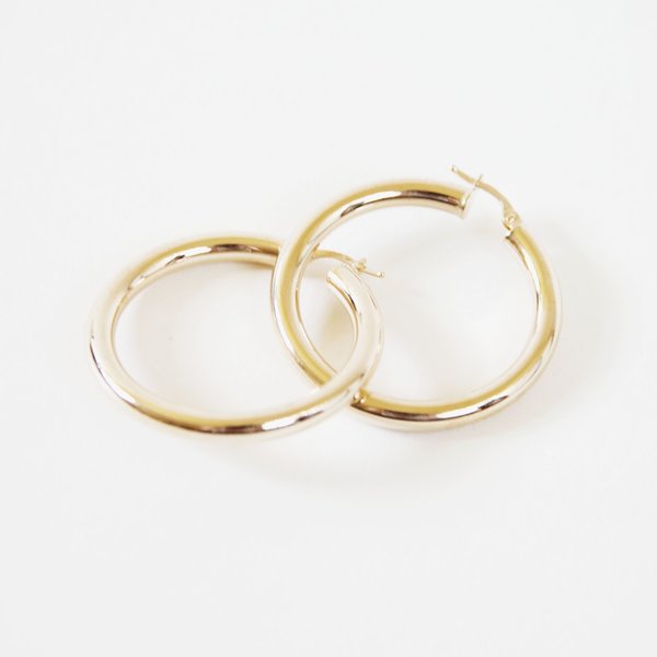 Deux Lions Joan Hoops Pair - 10k Gold Deux Lions Joan Hoops Pair - 10k Gold