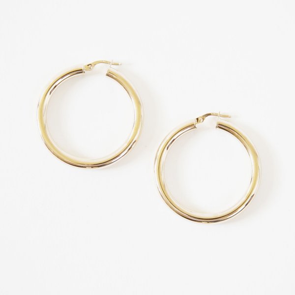 Deux Lions Joan Hoops Pair - 10k Gold Deux Lions Joan Hoops Pair - 10k Gold