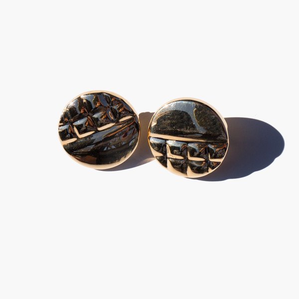 Kindred Black TT Studs - 14k gold Kindred Black TT Studs - 14k gold