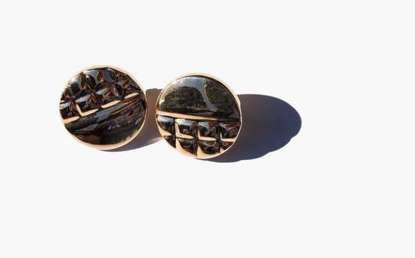 Kindred Black TT Studs - 14k gold Kindred Black TT Studs - 14k gold