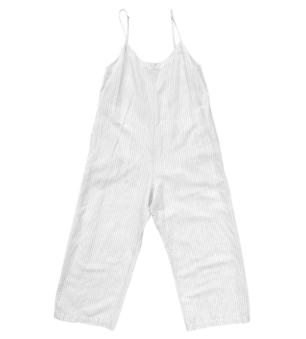 ALI GOLDEN JUMPSUIT - DOVE STRIPED ALI GOLDEN JUMPSUIT - DOVE STRIPED