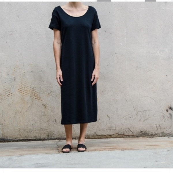 sachin and babi light blue dress Women's T-shirt dress in cotton in Black - $71.99 main image 0