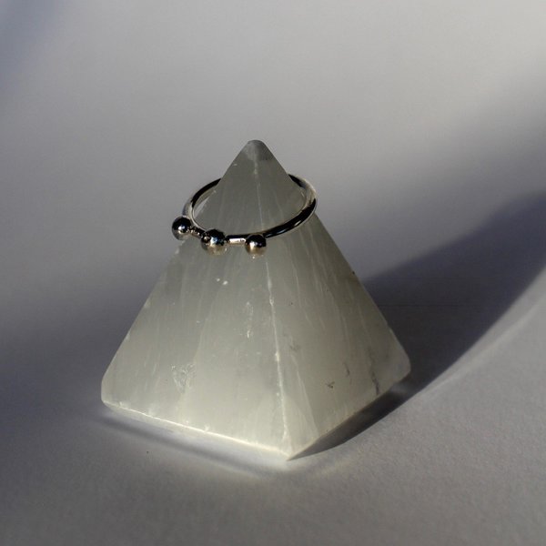 Body Double Studded Ring - sterling silver Body Double Studded Ring - sterling silver