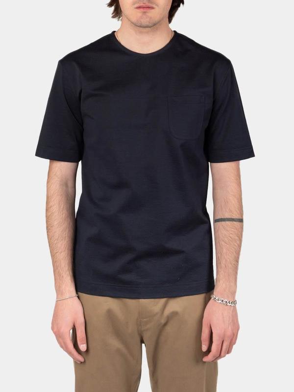 Kestin Stack Tee Seersucker - Midnight Kestin Stack Tee Seersucker - Midnight
