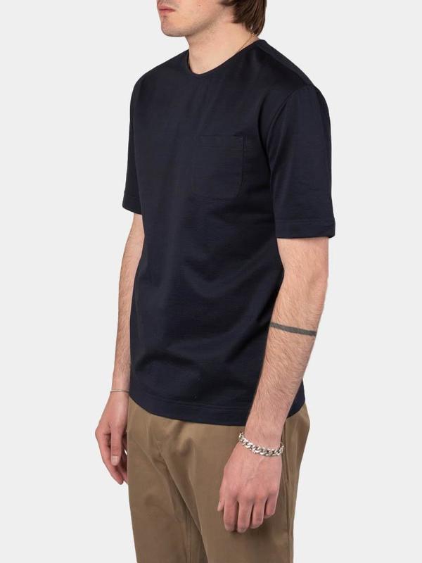 Kestin Stack Tee Seersucker - Midnight Kestin Stack Tee Seersucker - Midnight