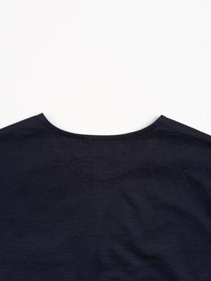 Kestin Stack Tee Seersucker - Midnight Kestin Stack Tee Seersucker - Midnight
