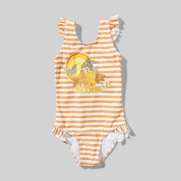 Munster Kids Munster Andie One Piece - Ochre Stripe Munster Kids Munster Andie One Piece - Ochre Stripe