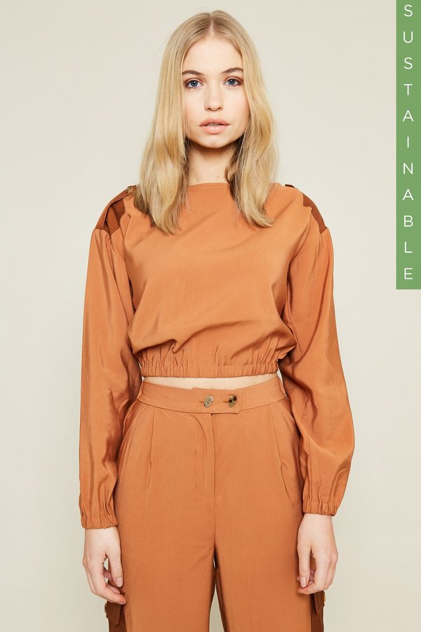 Native Youth PHELPS TOP - CARAMEL Native Youth PHELPS TOP - CARAMEL
