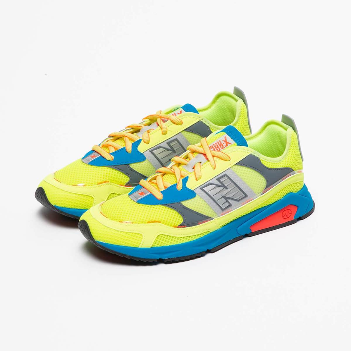 Racer Trainers New Balance X Racer Yellow Mens New Balance X-Racer