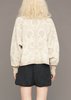 Berenik KNIT JACQUARD SWEATER TURTLENECK - Beige/White - Thumbnail 11