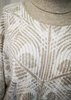 Berenik KNIT JACQUARD SWEATER TURTLENECK - Beige/White - Thumbnail 15