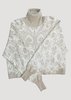 Berenik KNIT JACQUARD SWEATER TURTLENECK - Beige/White - Thumbnail 19