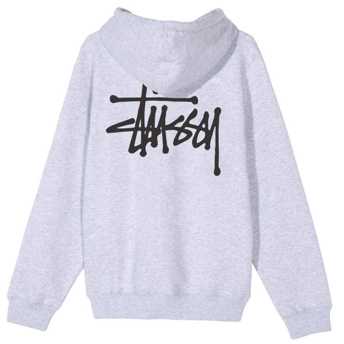 ★【STUSSY】★Stussy Basic Stussy Zip Hoodi.e Ash Heather★ Basic-Stussy-Zip-Hoodie--Ash-