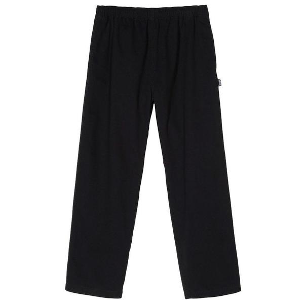 Stussy Brushed Beach Pant - Black Stussy Brushed Beach Pant - Black