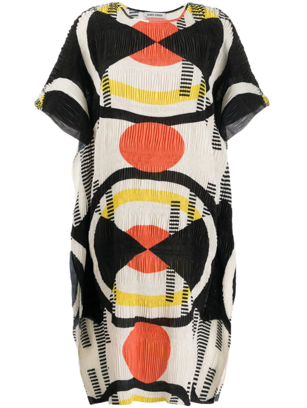 HENRIK VIBSKOV NO.3 Pleated Dress - GEOMETRIC PRINT HENRIK VIBSKOV NO.3 Pleated Dress - GEOMETRIC PRINT
